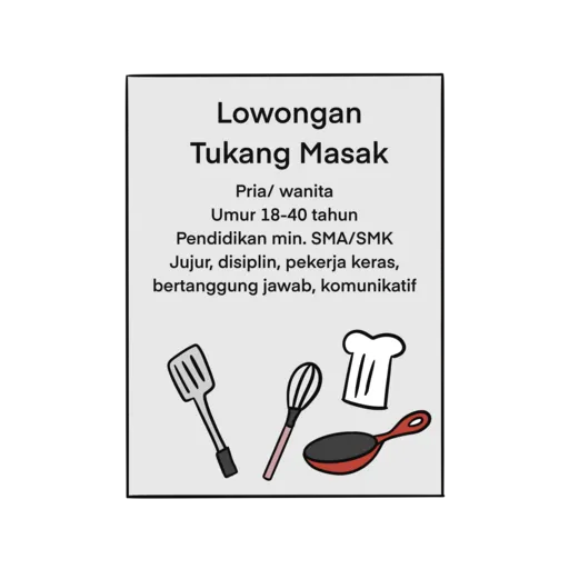 lowongan tukang masak